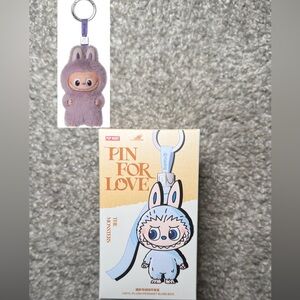 Labubu Pin For Love Letter M